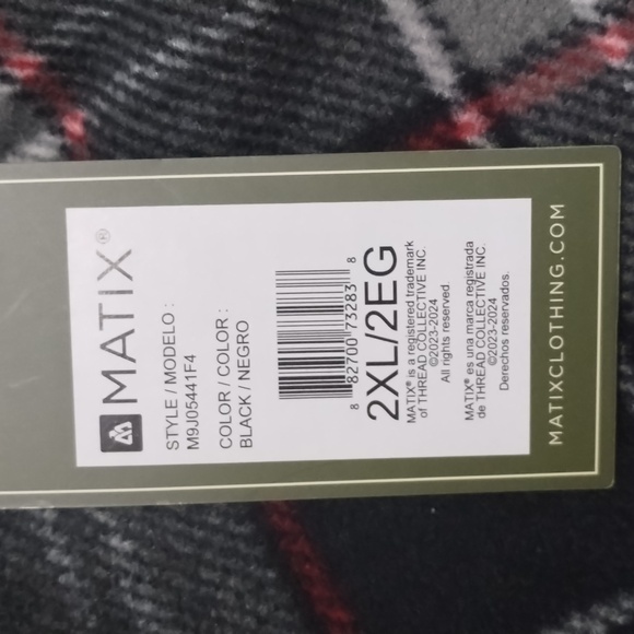 Matix  Shirt Jacket.      Size 2XL - Picture 10 of 10